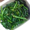カープ愛's cooksnap of when they made シリコンスチーマーでほうれん草のごま和え.