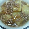 bancho1208's cooksnap of when they made レンジにお任せ♪大根のスタミナ煮物♪.
