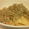 しゃこば's cooksnap of when they made 白菜とお揚げさんの和風梅パスタ♡.