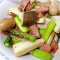 ☆ボンバー☆'s cooksnap of when they made アスパラとエリンギとベーコンいため.
