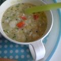 のりへー☆'s cooksnap of when they made 離乳食　とうふコーンスープ.