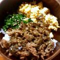 城太郎's cooksnap of when they made 鶏そぼろの三色丼♪ごぼう入り★.