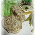 ＴＯＭＯＷＡＴ's cooksnap of when they made 肉味噌で揚げないコロッケ　お弁当のおかず.