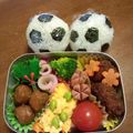 みうたいしょーまま's cooksnap of when they made 小学生男子向けのサッカーおにぎり弁当.