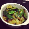vivaマルコ's cooksnap of when they made きゅうりの豆板醤＆醤油あえ.