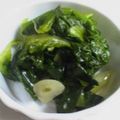 はっぴーはりぼ's cooksnap of when they made シンプル♪ターサイのにんにく炒め.