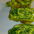 ねこぶぅ's cooksnap of when they made 新生姜とほうれん草の玉子焼き.
