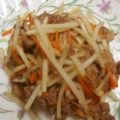 mikeutako's cooksnap of when they made 牛肉ともやしの塩麹オイスター炒め.