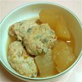 くろぱんだだん's cooksnap of when they made 冬瓜とふんわり鶏団子の煮物.
