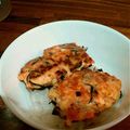Dragonman's cooksnap of when they made 鮭と豆腐の磯辺焼き丼.