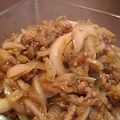 おいら73's cooksnap of when they made 母の味♪新玉ねぎとひき肉炒め.