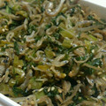 いーにく's cooksnap of when they made ふりかけ＊大根の葉とじゃこ炒め ～節約.
