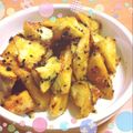 Minaちゃん♪'s cooksnap of when they made カリっカリ♪　揚げない大学芋+パン.