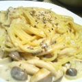 のんこさん's cooksnap of when they made ヘルシーイソフラボン♬梅豆腐クリームスパ.