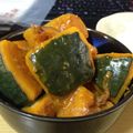 とらんぷ１１１３'s cooksnap of when they made かぼちゃの煮物♪しょうがあんかけ.