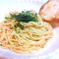 リィサン's cooksnap of when they made 簡単　鮭フレークの和風クリームパスタ.