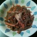 chiko69's cooksnap of when they made にんじんとこんにゃくの甘きんぴら.