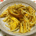 レオン犬's cooksnap of when they made 簡単❤ちくわ＆もやしのカレー卵とじ.