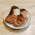 uguisumam's cooksnap of when they made ダブルチーズクロワッサン.