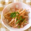 MI‐RIN's cooksnap of when they made 空煎りもやしのオイスターソース和え.