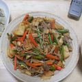 ひび稚魚's cooksnap of when they made にんにくの芽入り♪野菜の韓国風キムチ炒め.