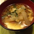 午後のまさ's cooksnap of when they made 玉ねぎウインナー卵とじ簡単コンソメスープ.