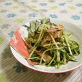 赤い電話's cooksnap of when they made 水菜とベーコンのさっぱり生姜炒め.