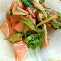 もじゃい's cooksnap of when they made マグロと大葉のガリ醤油和え.