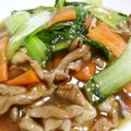 みのりっくす's cooksnap of when they made チンゲン菜と豚肉のオイスターソース炒め.