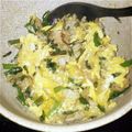 grisgries's cooksnap of when they made 卵のっけ☆ニラチャーハン.