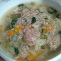 akitanko's cooksnap of when they made あったまるね♥鶏団子スープ.