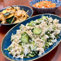Superlittleboo's cooksnap of when they made さっぱり♡きゅうりとわかめのくずし豆腐.