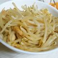白いすみれ's cooksnap of when they made ✿材料費100円✿鶏肉ともやしの炒めもの.