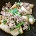 ジホオンマ's cooksnap of when they made 塩麹さんで★カブと豚肉の甘辛炒め.