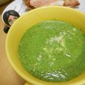 おやじ犬の妻's cooksnap of when they made 春菊と豆腐のポタージュ.
