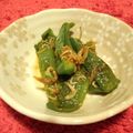 suguruko's cooksnap of when they made ピーマンとしらすのあっさり炒め☆彡.