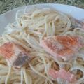 mahomizuho's cooksnap of when they made *濃厚＊鮭のクリームパスタ＊.