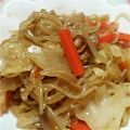 ｃさま's cooksnap of when they made 戻さないでＯＫ焼肉のタレで簡単♪春雨炒め.