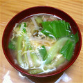 angelica's cooksnap of when they made 青梗菜とカニかまのスープ.