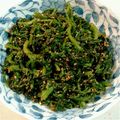 ぬきえり's cooksnap of when they made 春菊の胡麻あえ.