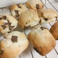 kiyonet's cooksnap of when they made 冷めても美味しいチョコチップスコーン.