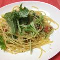 ぼびこさん's cooksnap of when they made トマトと水菜とツナのパスタ.