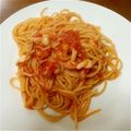 やまねこちゃん's cooksnap of when they made お一人様のトマトナンプラーパスタ②.