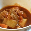 たま佳's cooksnap of when they made 圧力鍋で♪大根と鶏むね肉のトマト煮込み.