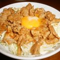 アルプスーさん's cooksnap of when they made 味噌豚丼.