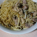 torotorotoro55's cooksnap of when they made きのこと鶏肉の和風スパゲティ.