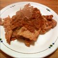 qmc935's cooksnap of when they made 豚薄切り肉で作る♡生姜焼き.