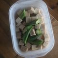 みるく茶's cooksnap of when they made ほっこり♡高野豆腐とオクラの煮浸し～♪.