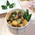 Newチヨコっと♪'s cooksnap of when they made きゅうりや南瓜の木の葉飾り切り.
