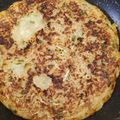 フランスのdee's cooksnap of when they made 簡単おつまみ♪ねぎカマチーズの大根もち☆.